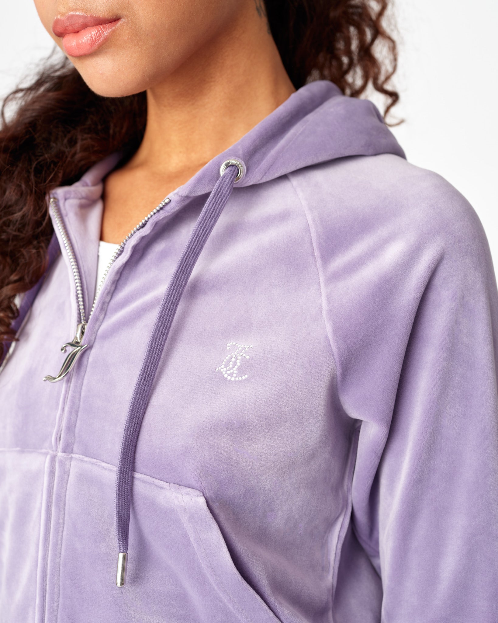 Classic Velour Madison Hoodie Daybreak - Juicy Couture Scandinavia