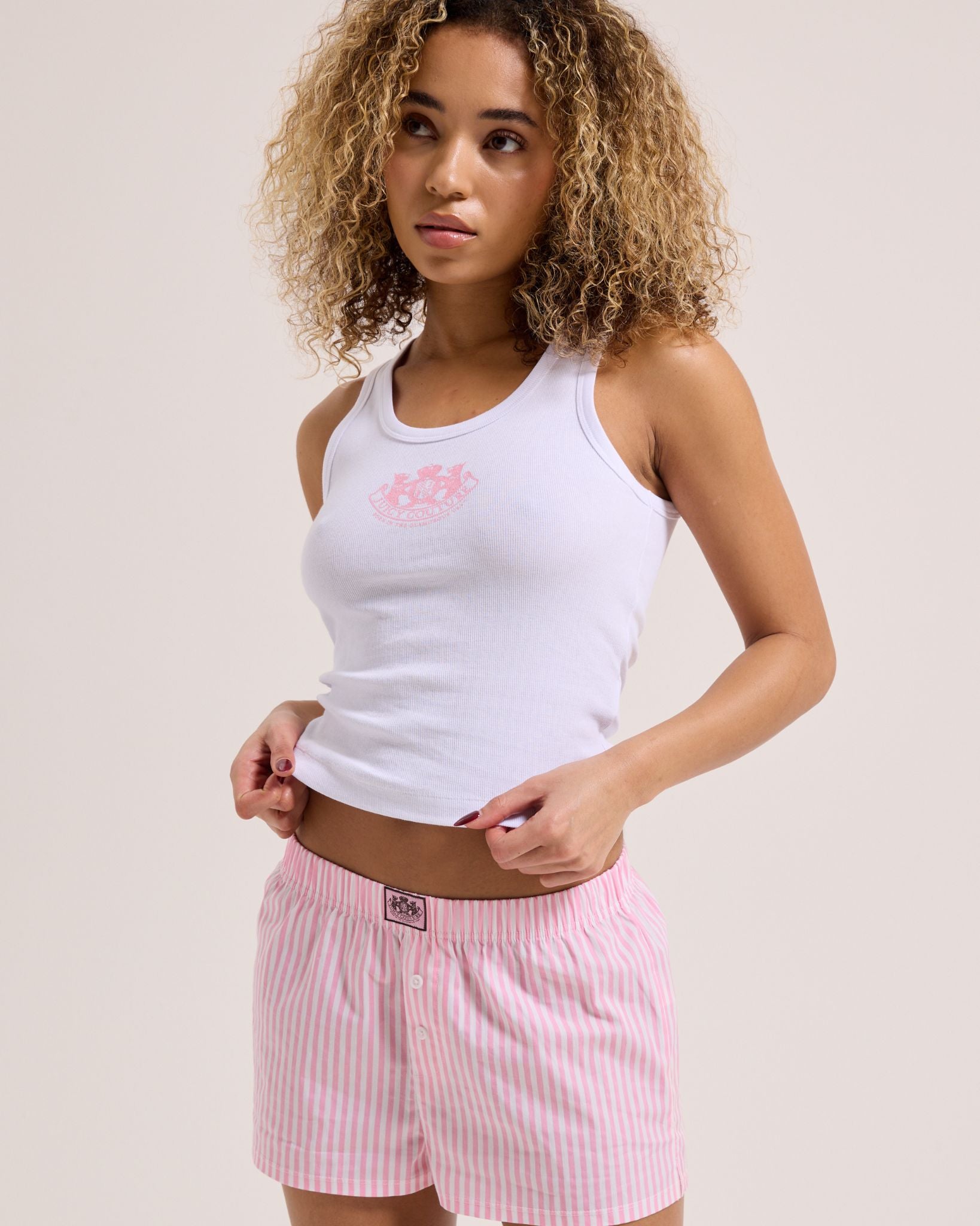 Juicy Couture Tank And Boxer Short Set