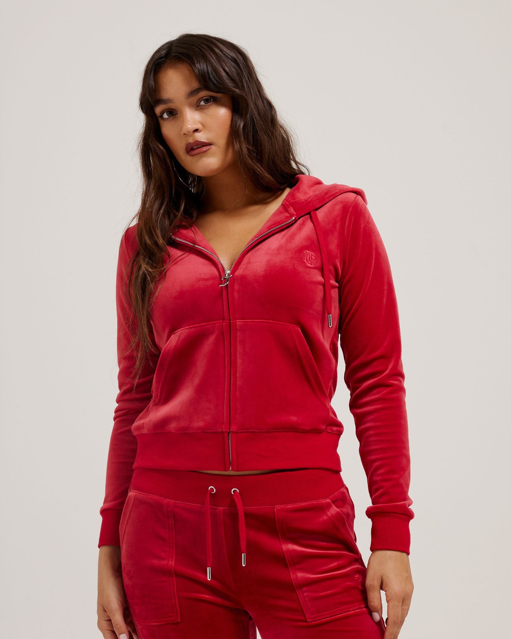 Juicy couture velour zip hoodie sale