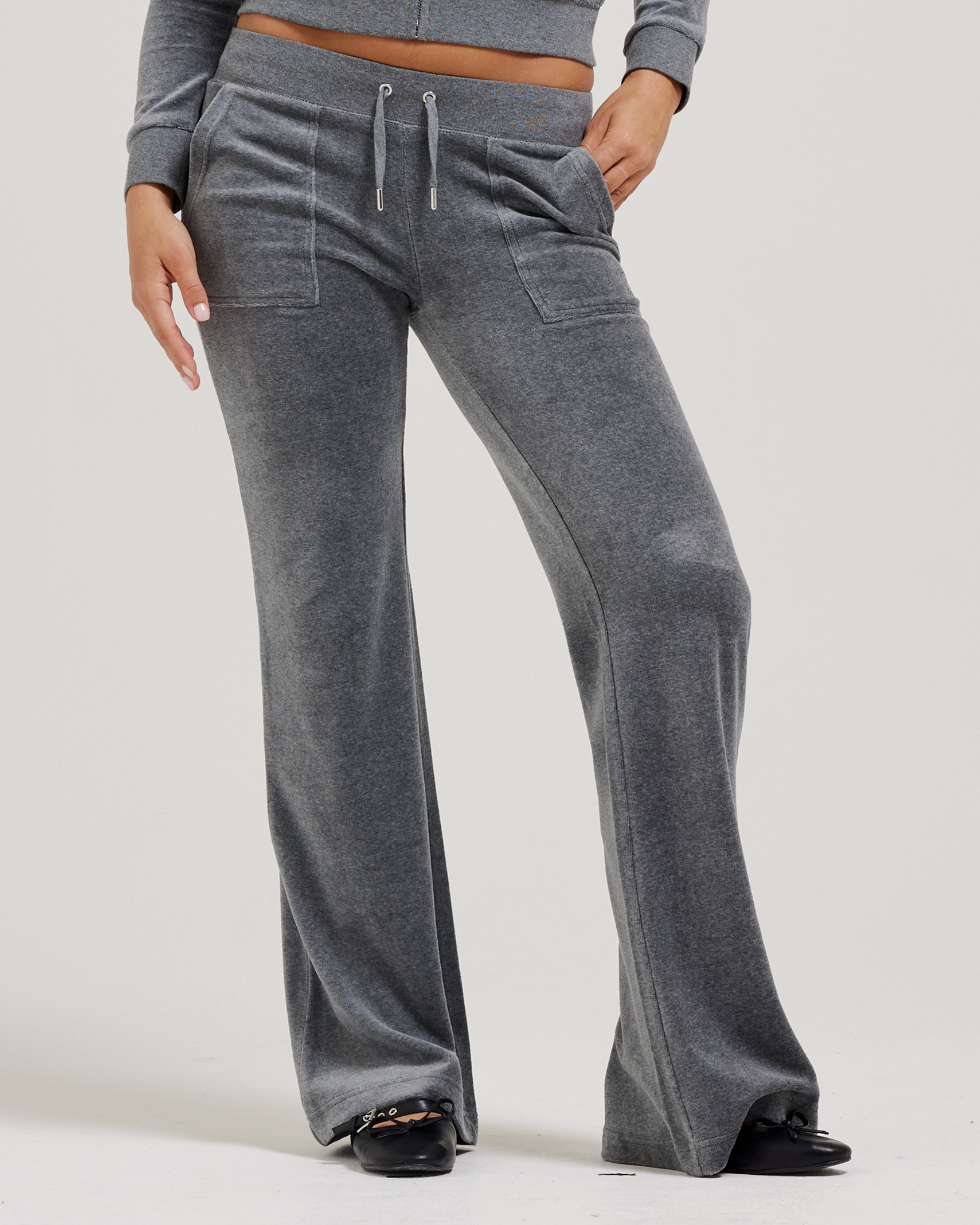 Juicy couture grey velour pants online