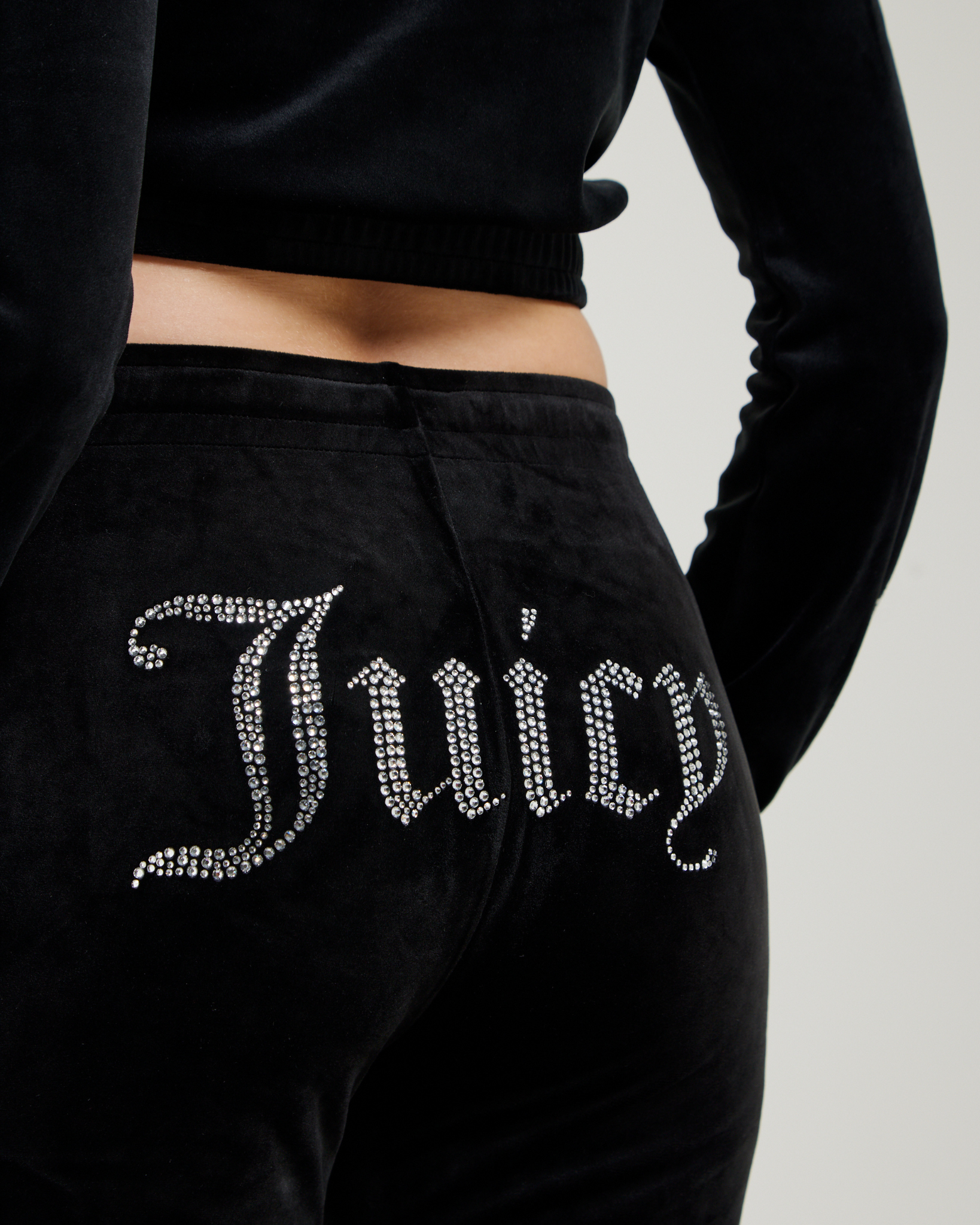 Classic Velour Tina Track Pants Black - Juicy Couture Scandinavia