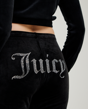 Classic Velour Tina Track Pants Black - Juicy Couture Scandinavia