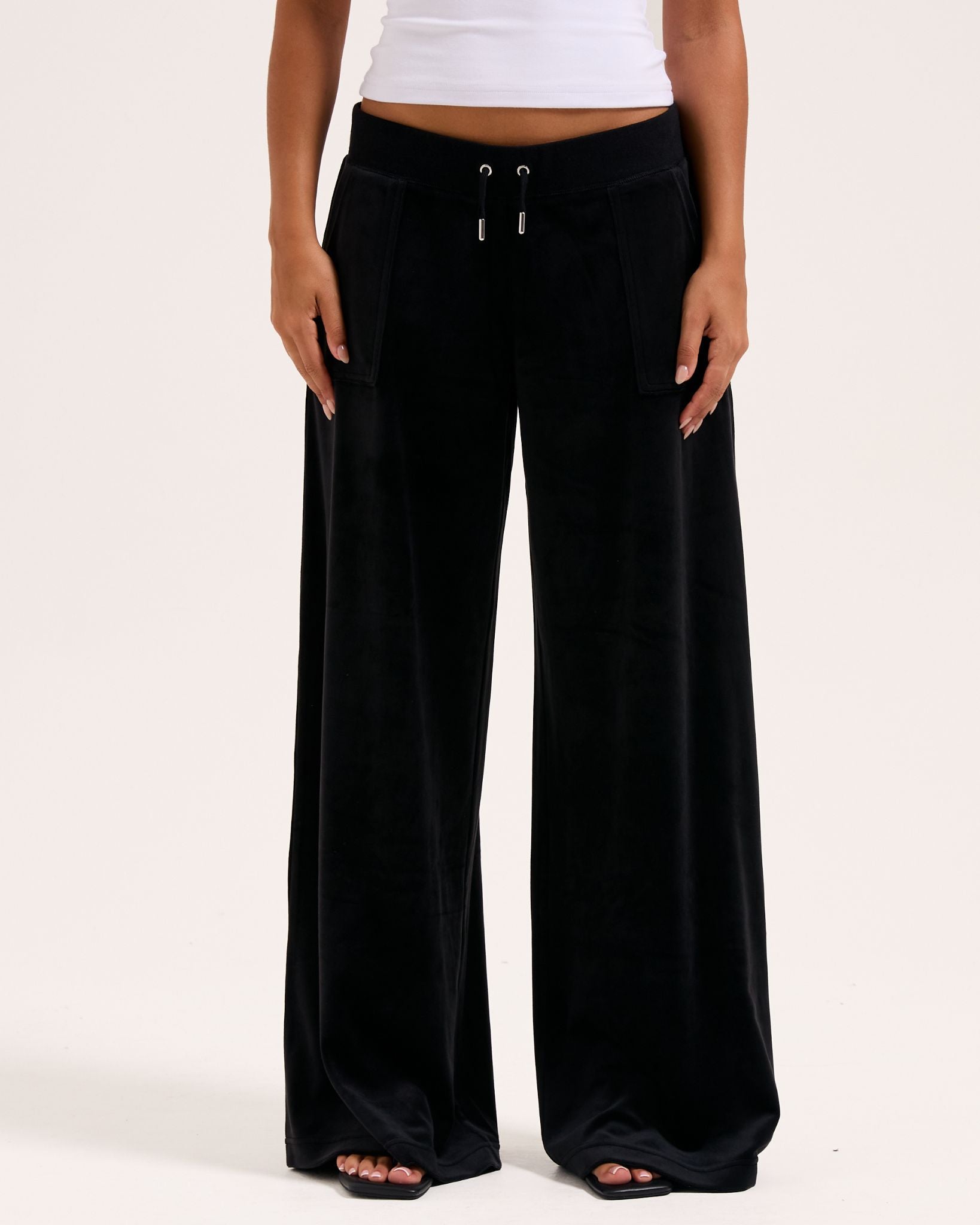 Juicy Couture Yuka Wide Leg Trackpant Black