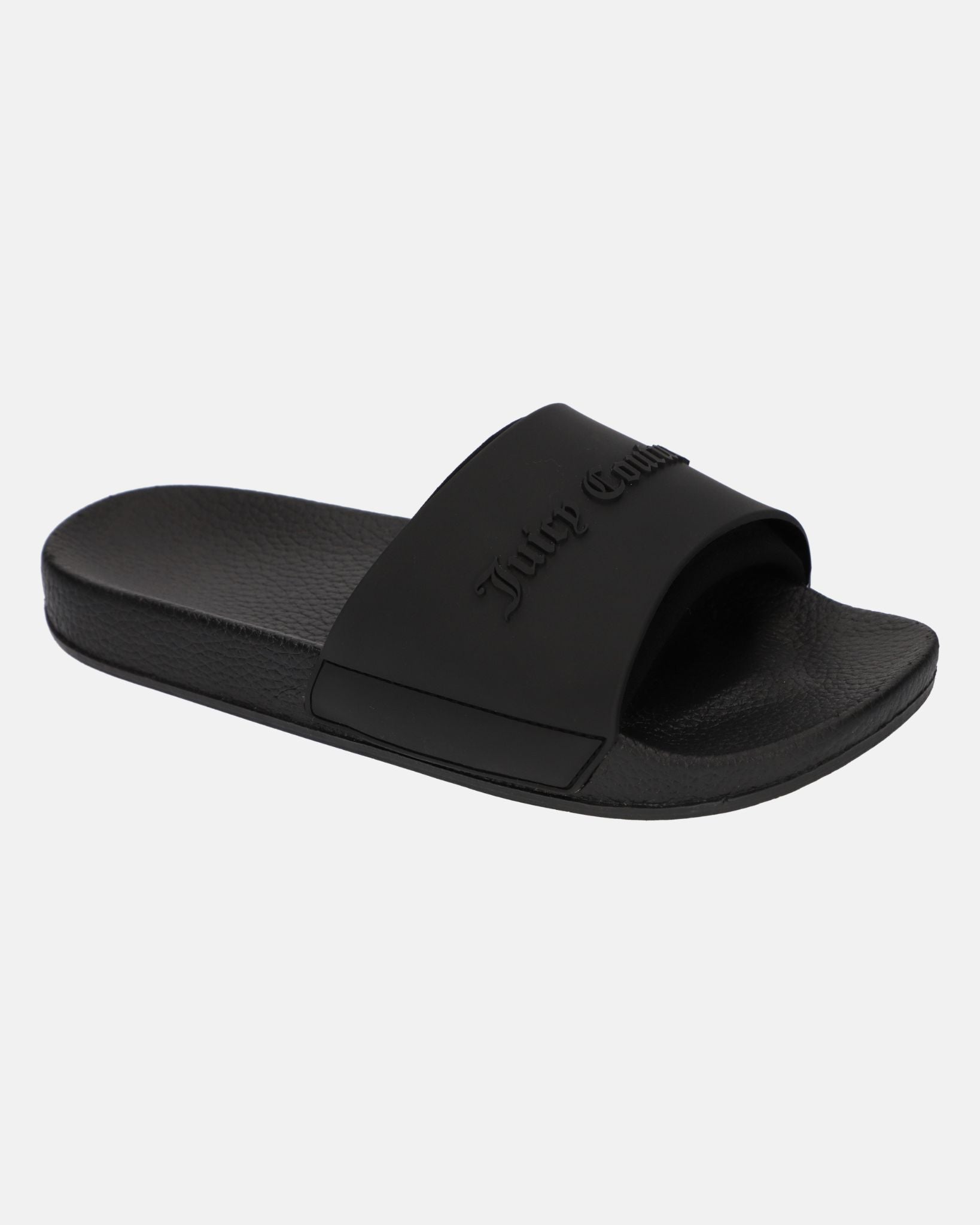 【JUICY COUTURE】Breanna Embossed Slider ロゴ サンダル 2色 Juicy Couture Breanna Embossed Slider Black
