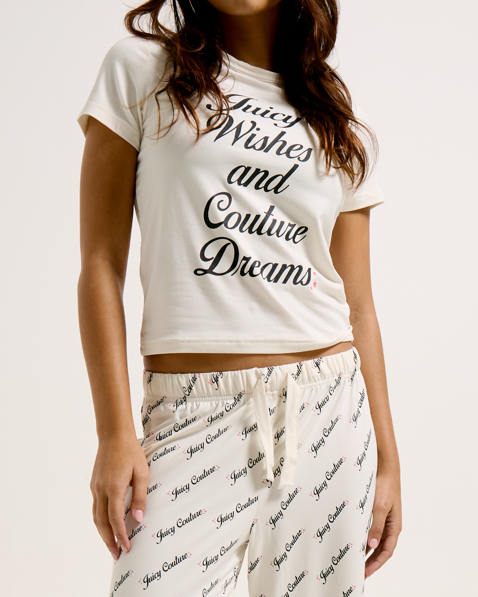 Juicy Wishes Shortssleeve Pyjama Set Sugar Swizzle - Juicy Couture Scandinavia