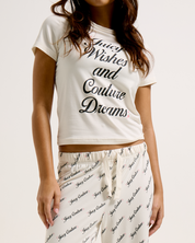 Juicy Wishes Shortssleeve Pyjama Set Sugar Swizzle - Juicy Couture Scandinavia
