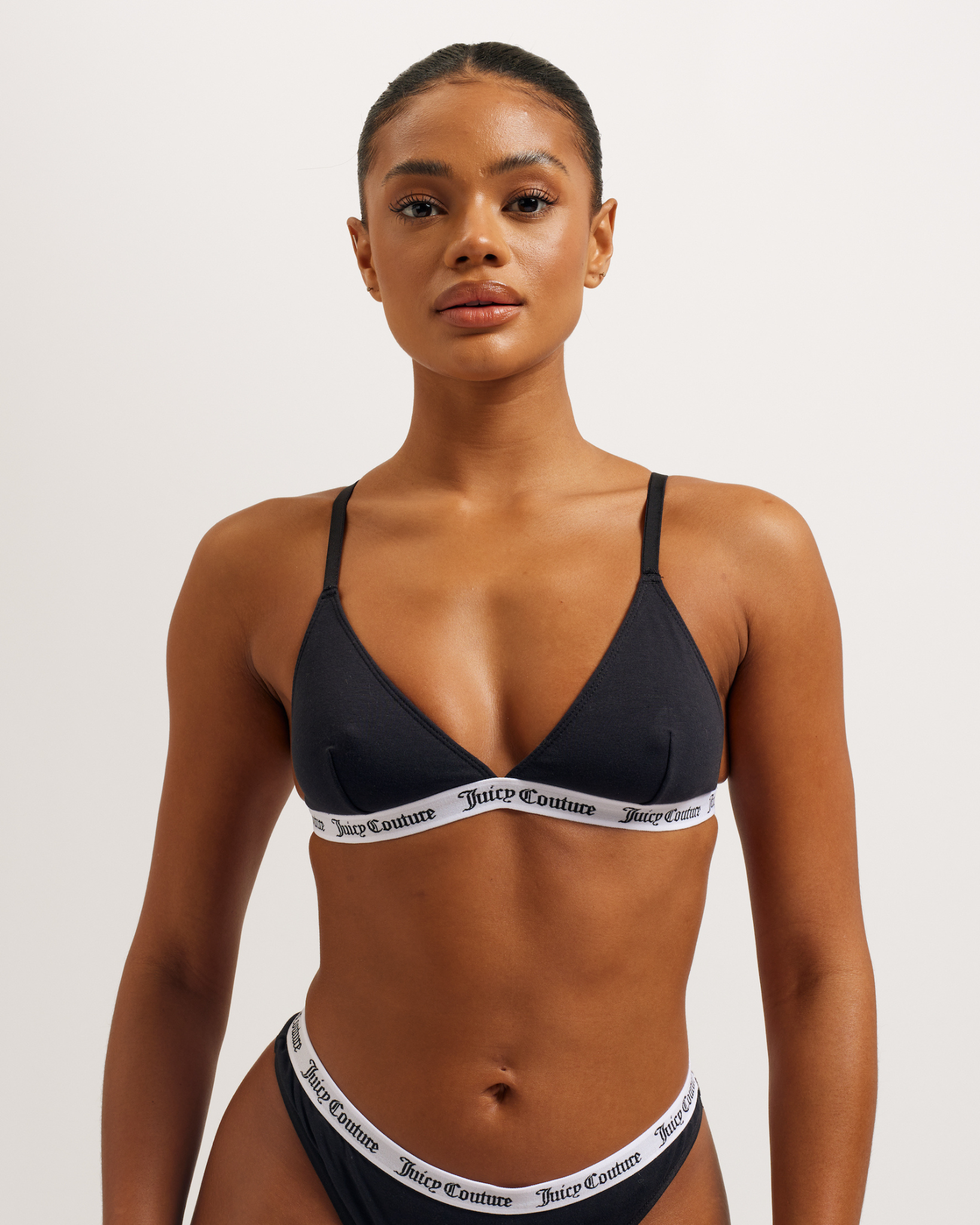 Bev Cotton Triangle Bra Black - Juicy Couture Scandinavia