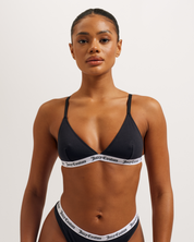 Bev Cotton Triangle Bra Black - Juicy Couture Scandinavia