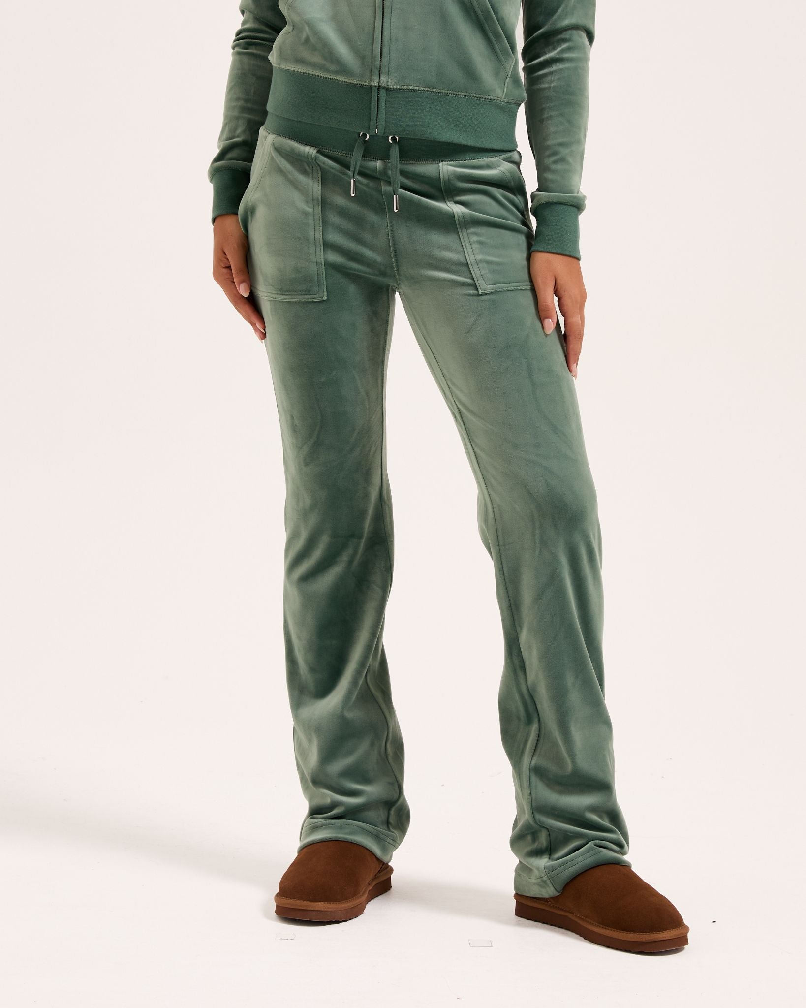 juicy Juicy Couture Classic Velour Del Ray Duck Green