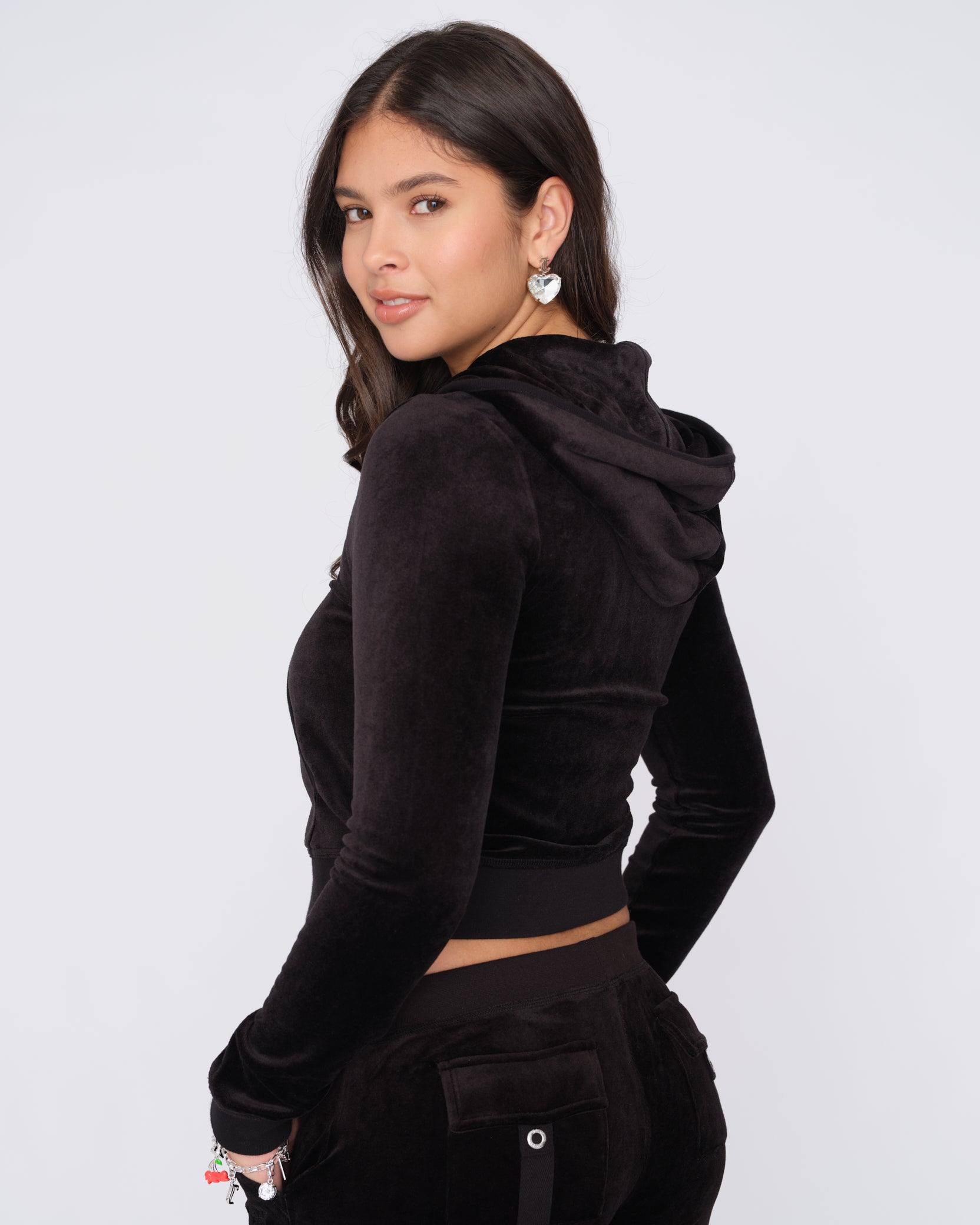 Heritage Robyn Hoodie Black - Juicy Couture Scandinavia