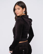 Heritage Robyn Hoodie Black - Juicy Couture Scandinavia