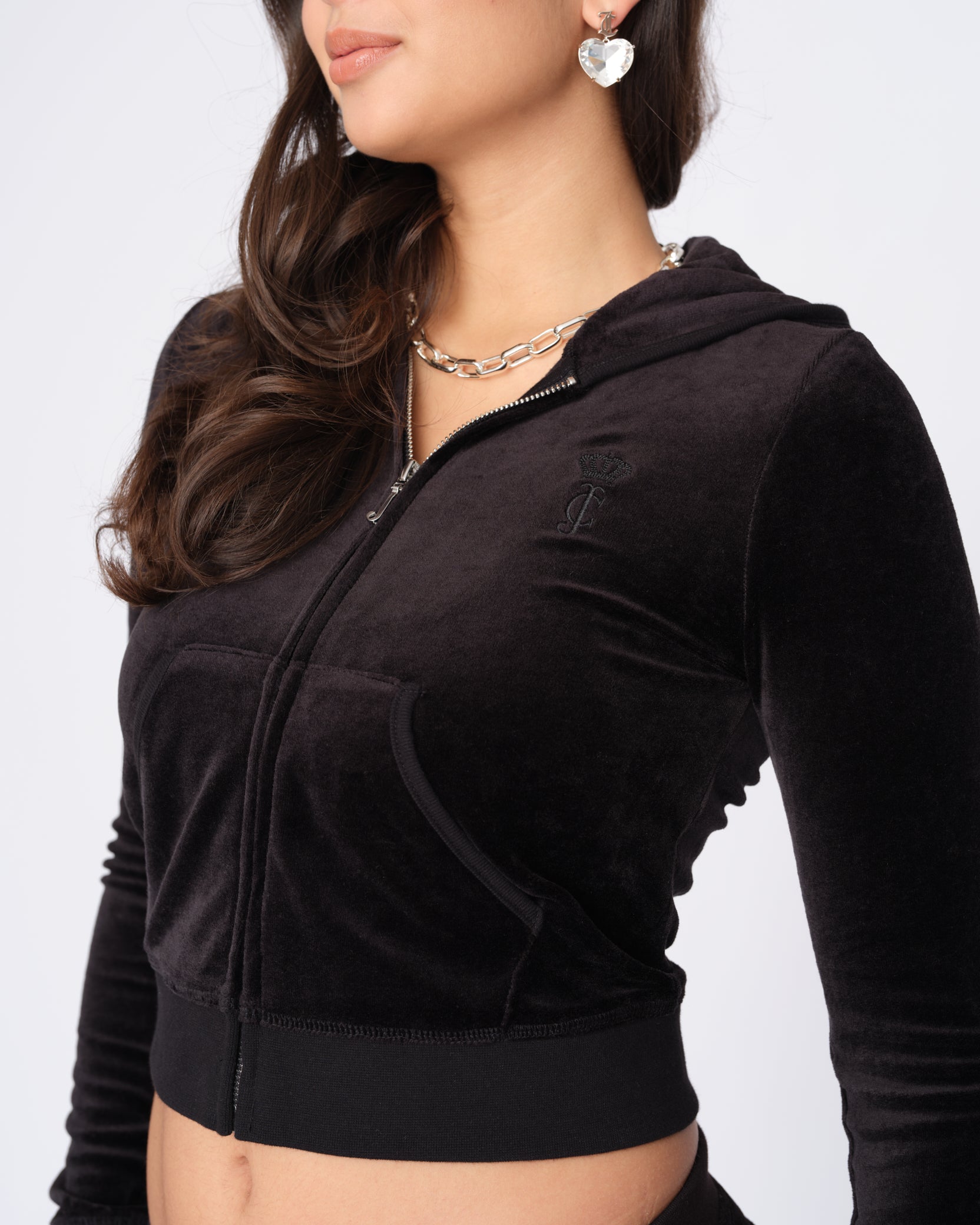 Heritage Robyn Hoodie Black - Juicy Couture Scandinavia