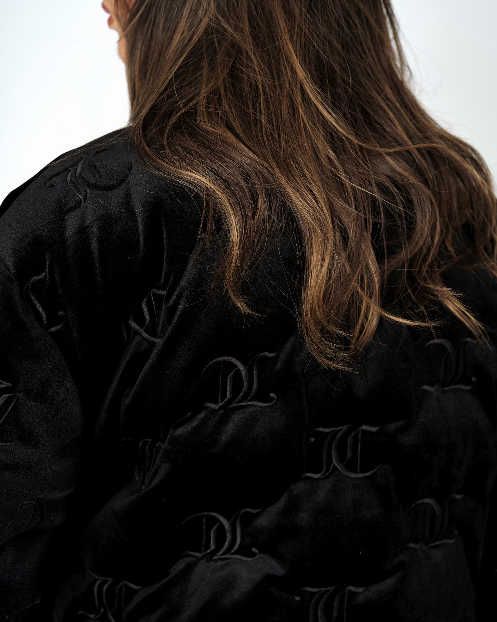 Madeline Mono Puffa Jacket Black - Juicy Couture Scandinavia