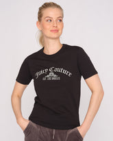 Arched Metallic Noah T-shirt Black - Juicy Couture Scandinavia