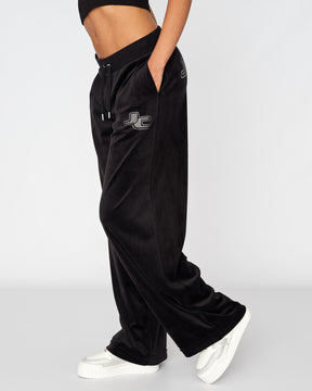 Classic Velour Jerry Diamante Jogger Black - Juicy Couture Scandinavia