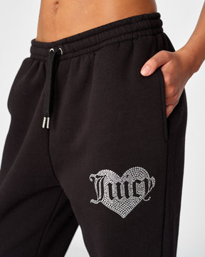 Sovereign Heart Diamante Jogger Black - Juicy Couture Scandinavia