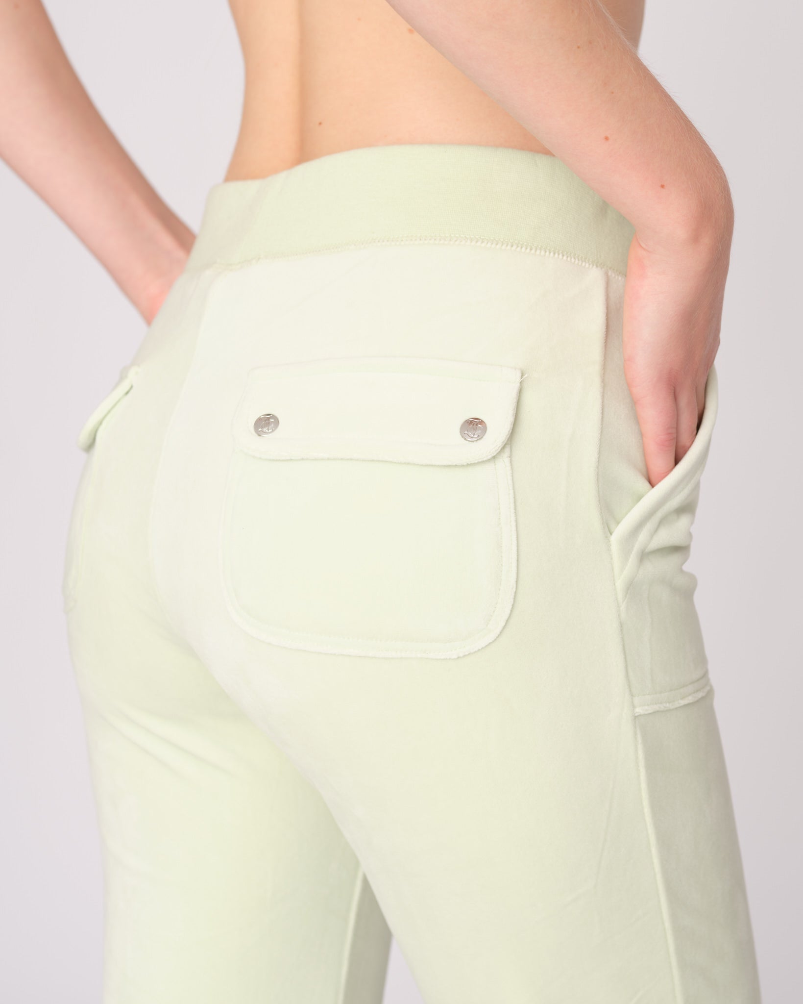 Classic Velour Del Ray Pant Bok Choy - Juicy Couture Scandinavia