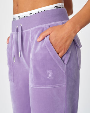 Classic Velour Del Ray Pant Dahlia Purple - Juicy Couture Scandinavia