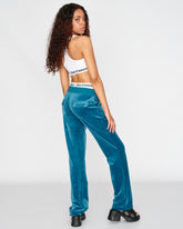 Classic Velour Del Ray Pant Deep Lagoon - Juicy Couture Scandinavia