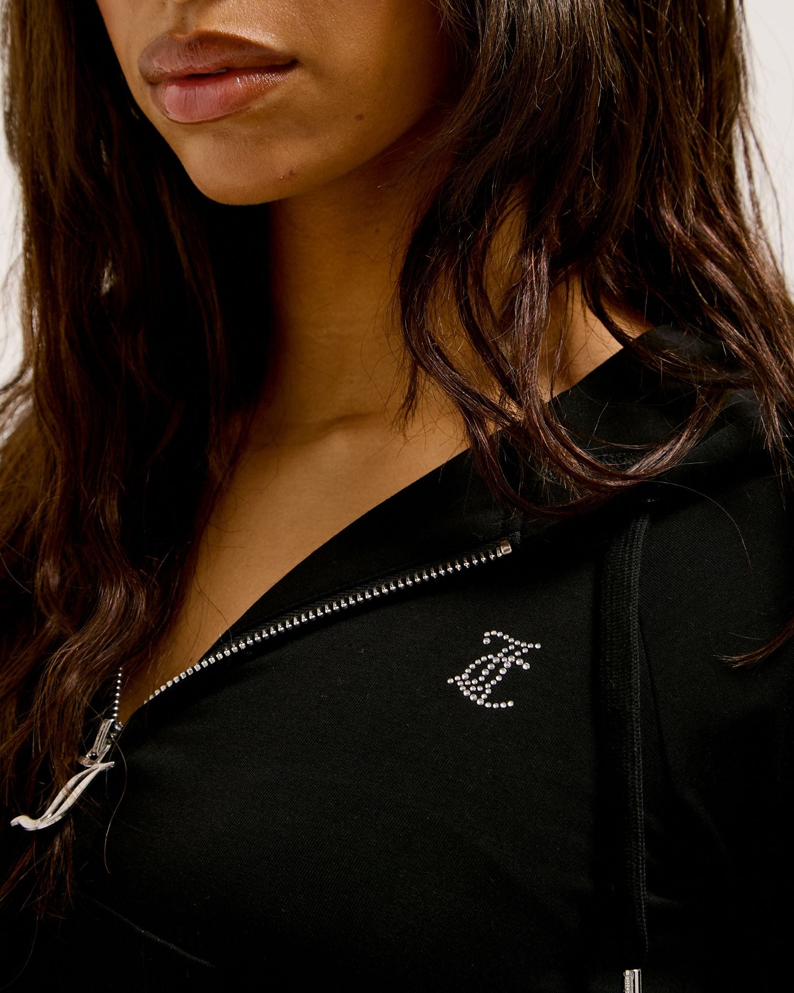 Single Jersey Ola Hoddie Black