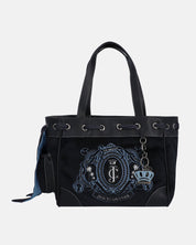 Daydreamer Palm Large Double Handle Bag Black