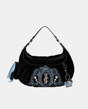 Daydreamer Palm Medium Hobo Bag Black