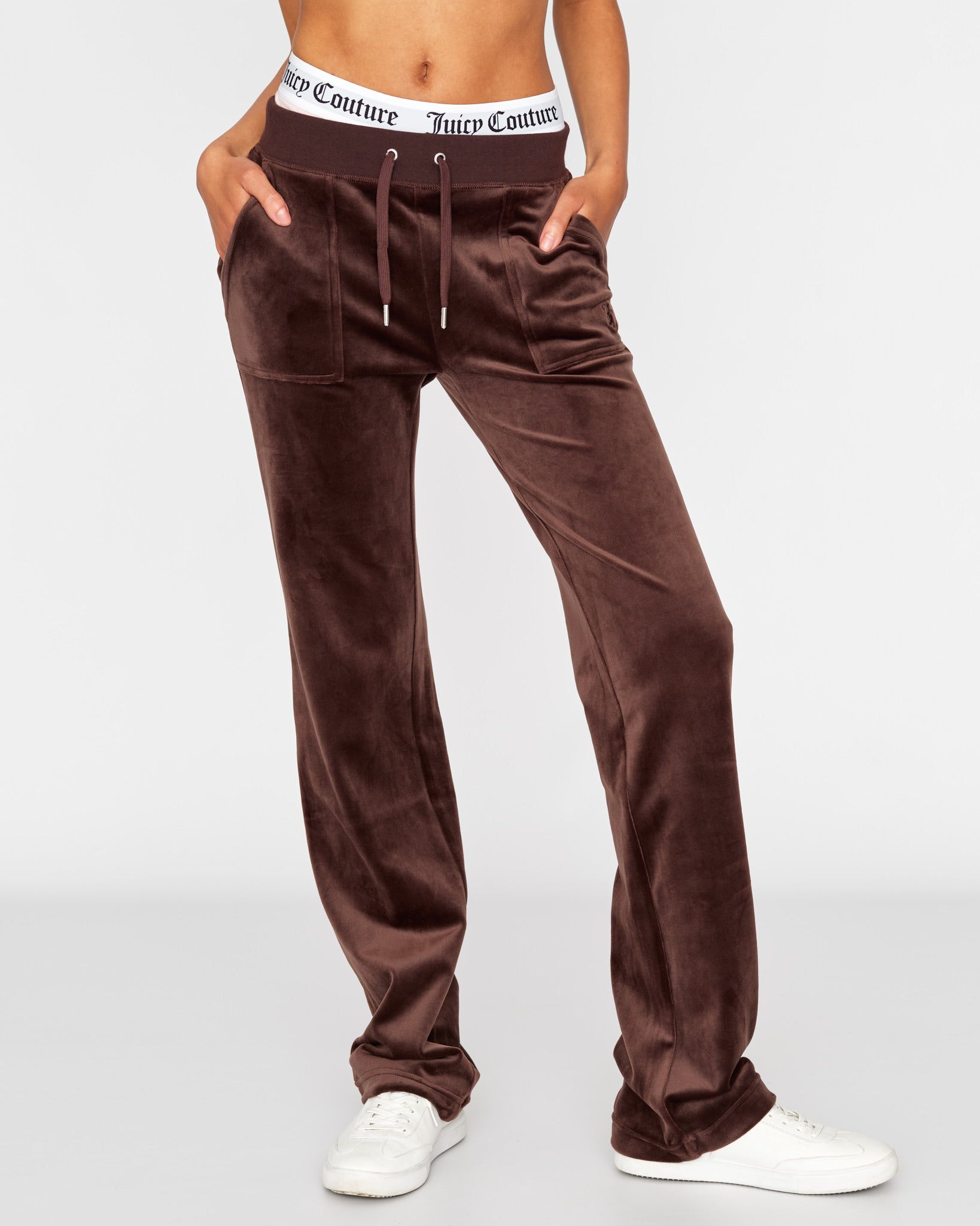 Classic Velour Del Ray Pant Java - Juicy Couture Scandinavia