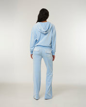 Halan Oversized Zip Through Hoodie Powder Blue