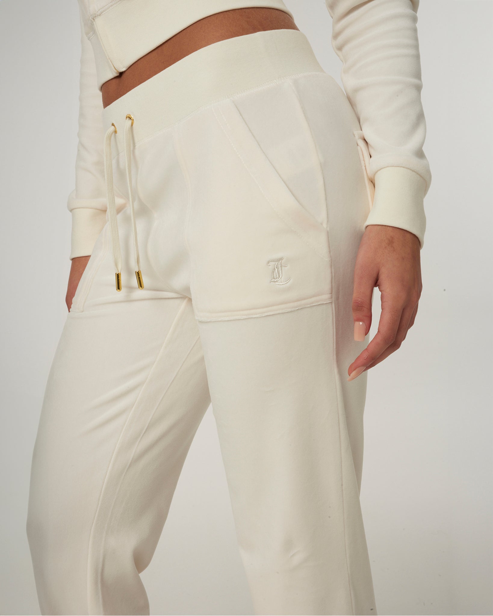 Juicy Couture Classic Velour Del Ray Pant Sugar Swizzle