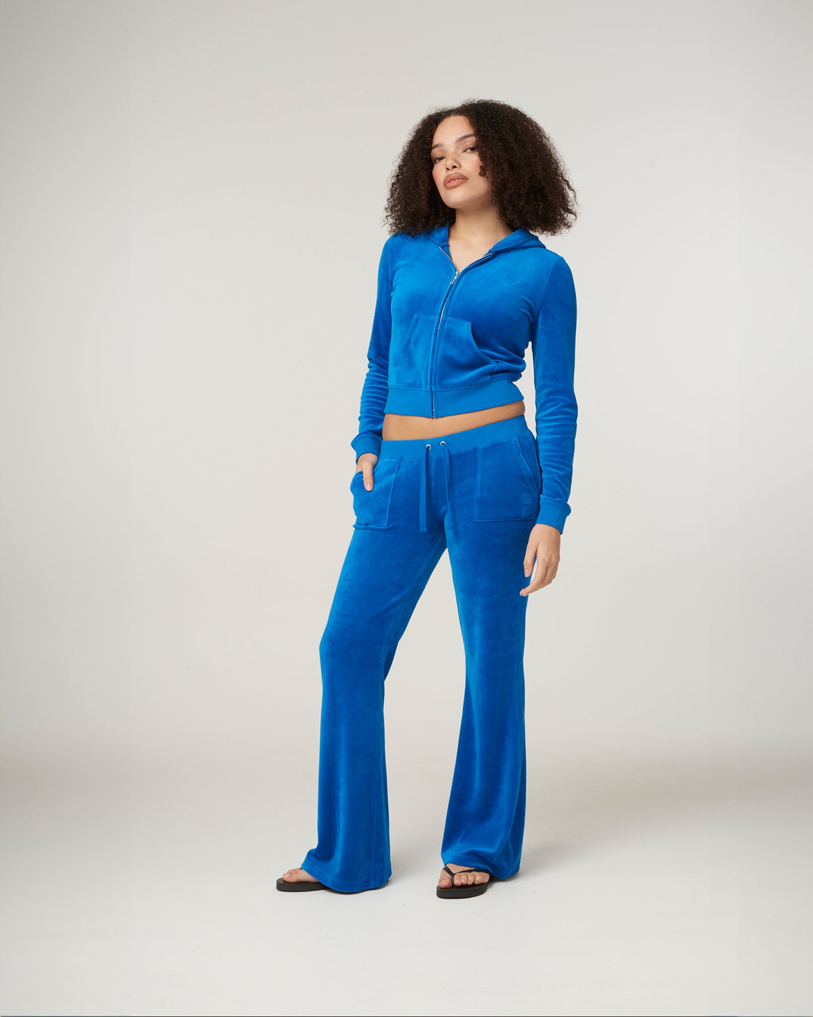 Juicy Couture Heritage Caisa Ultra Low Rise Pant Skydiver