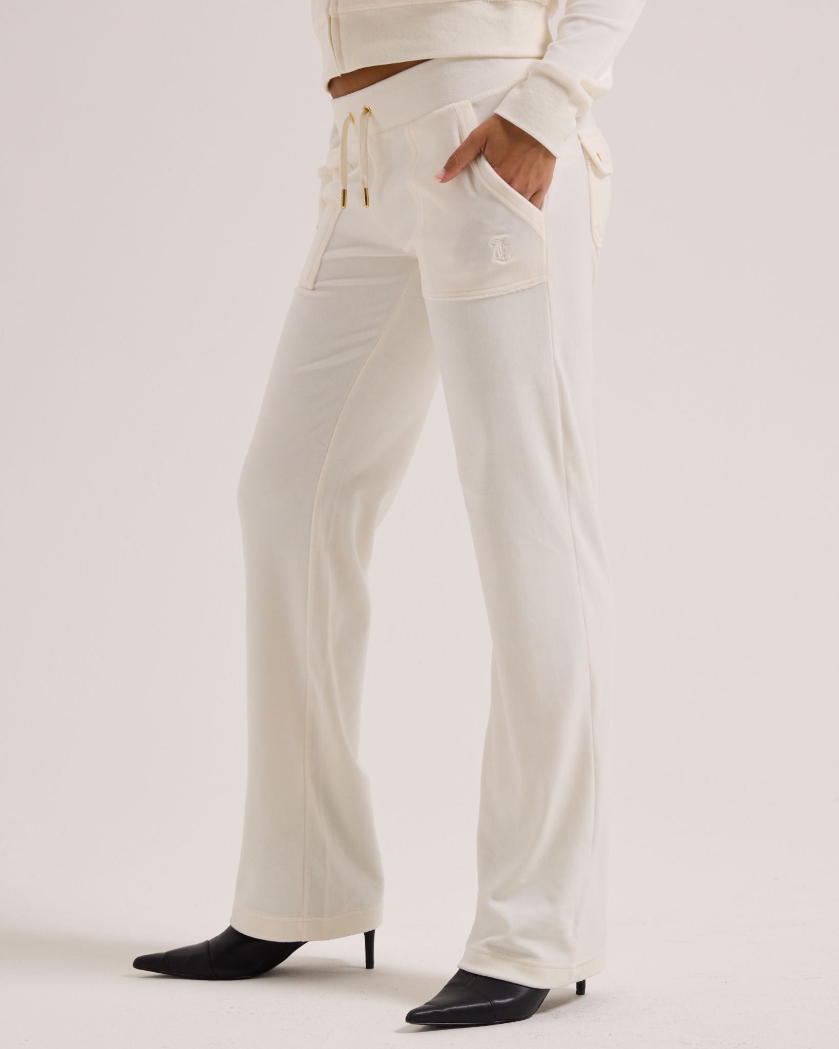 Classic Velour Del Ray Pant Sugar Swizzle Gold - Juicy Couture Scandinavia