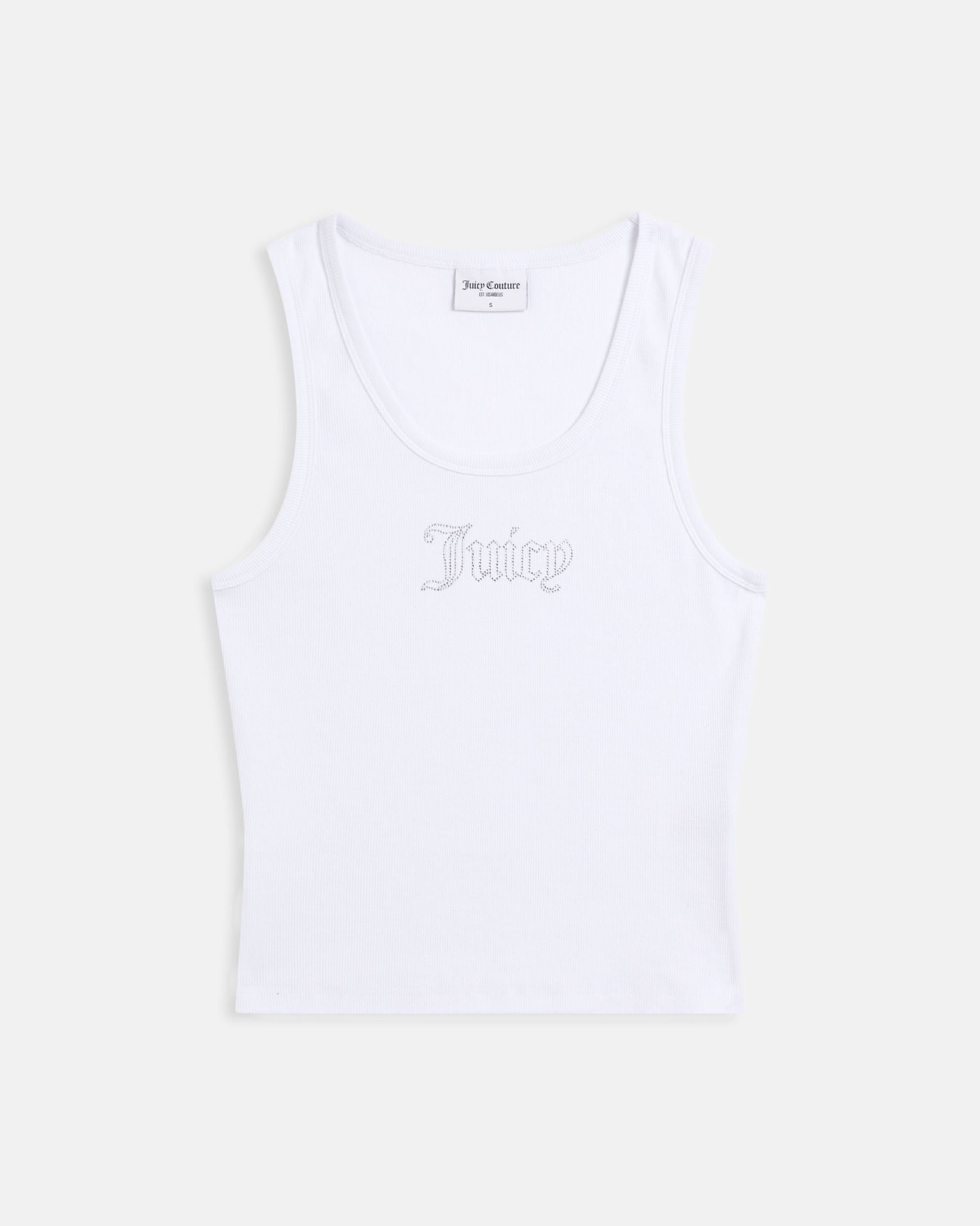 Racer Tank Top In White - Juicy Couture Scandinavia