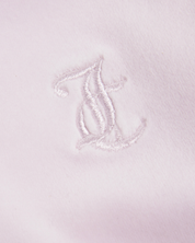 Classic Velour Brendal Crop Oversized Zip Hoodie Orchid Tint