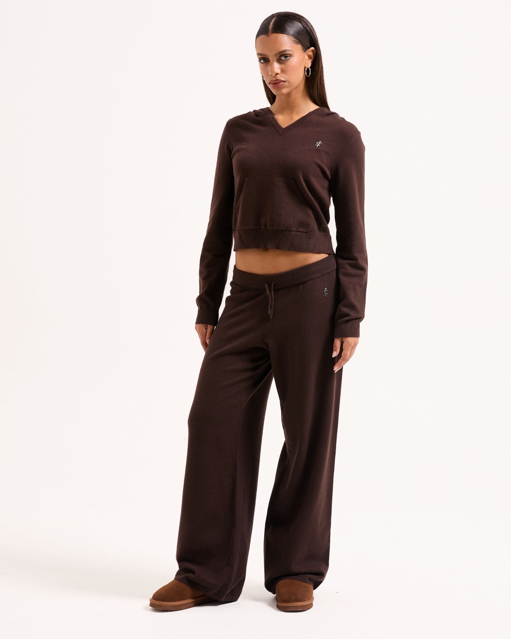 Heritage Knit Wide Leg Pant - Juicy Couture Scandinavia