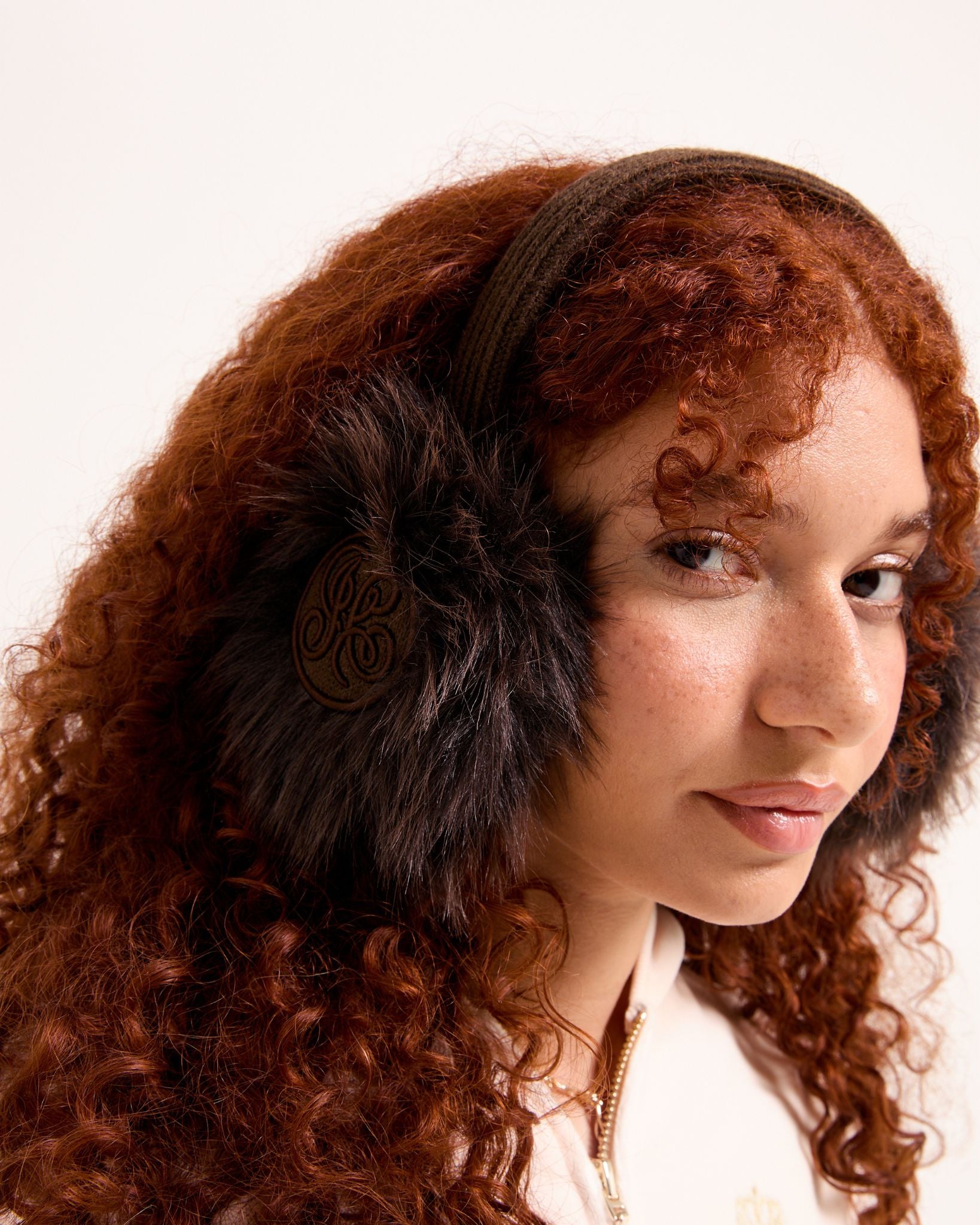 Juicy Couture Heritage Faux Fur Ear Muff