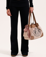 Daydreamer Large Double Handle Bag Dark Sand