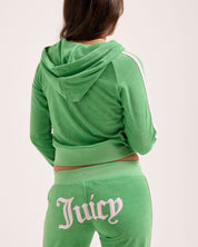 Applique Hoodie In Peppermint - Juicy Couture Scandinavia