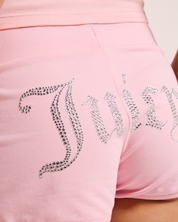 Diamante Booty Shorts Juicy Pink