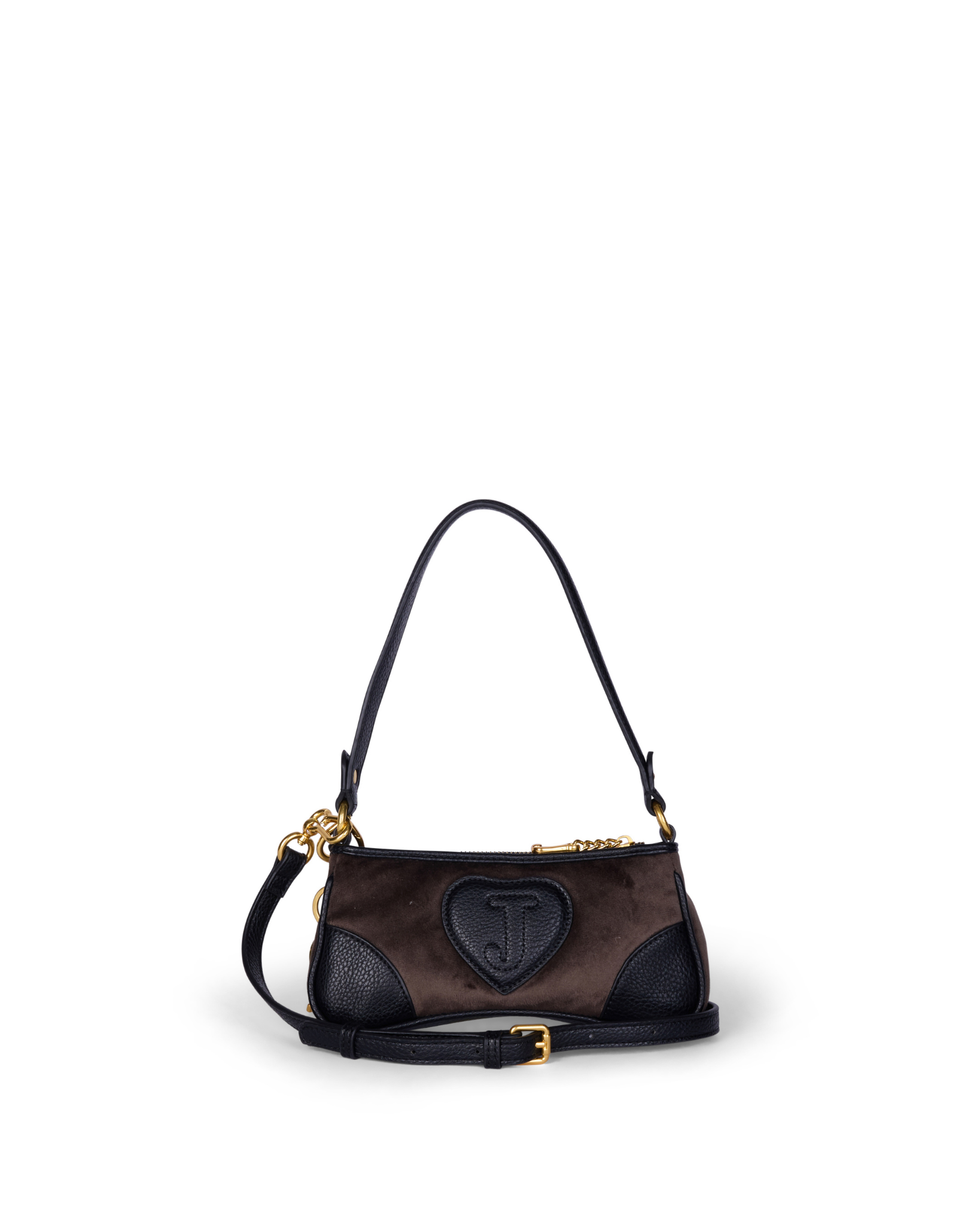 Daydreamer Crest Embroidered Shoulder bag Chocolate - Juicy Couture Scandinavia