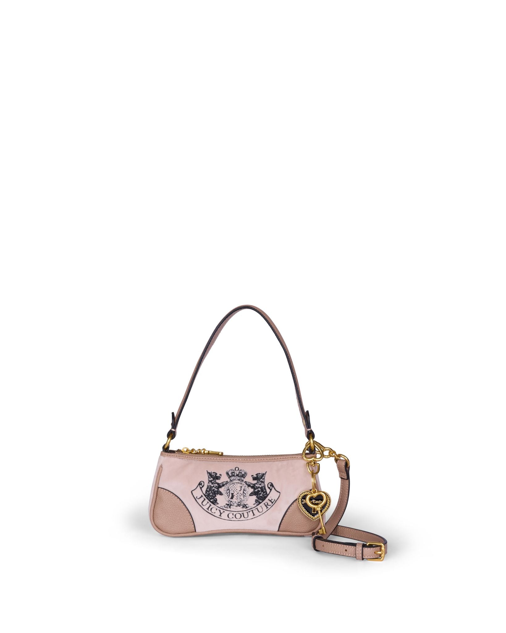 Daydreamer Crest Embroidered Shoulder bag Sand - Juicy Couture Scandinavia
