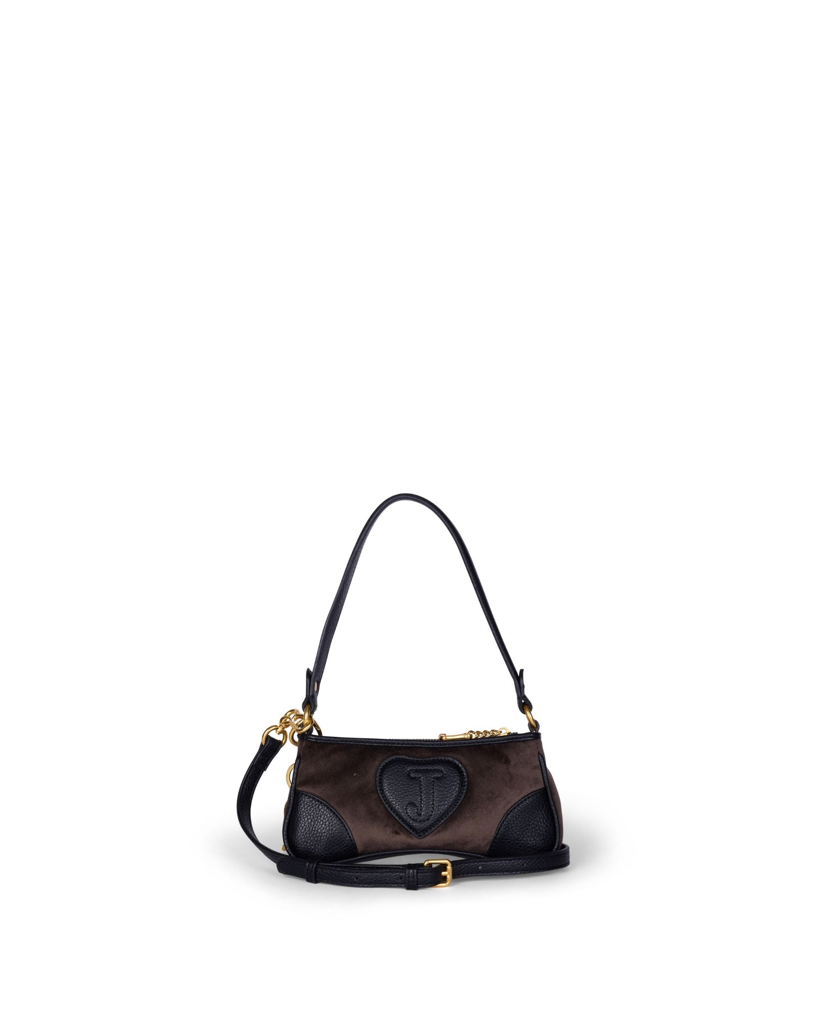 Daydreamer Crest Embroidered Shoulder bag Chocolate - Juicy Couture Scandinavia