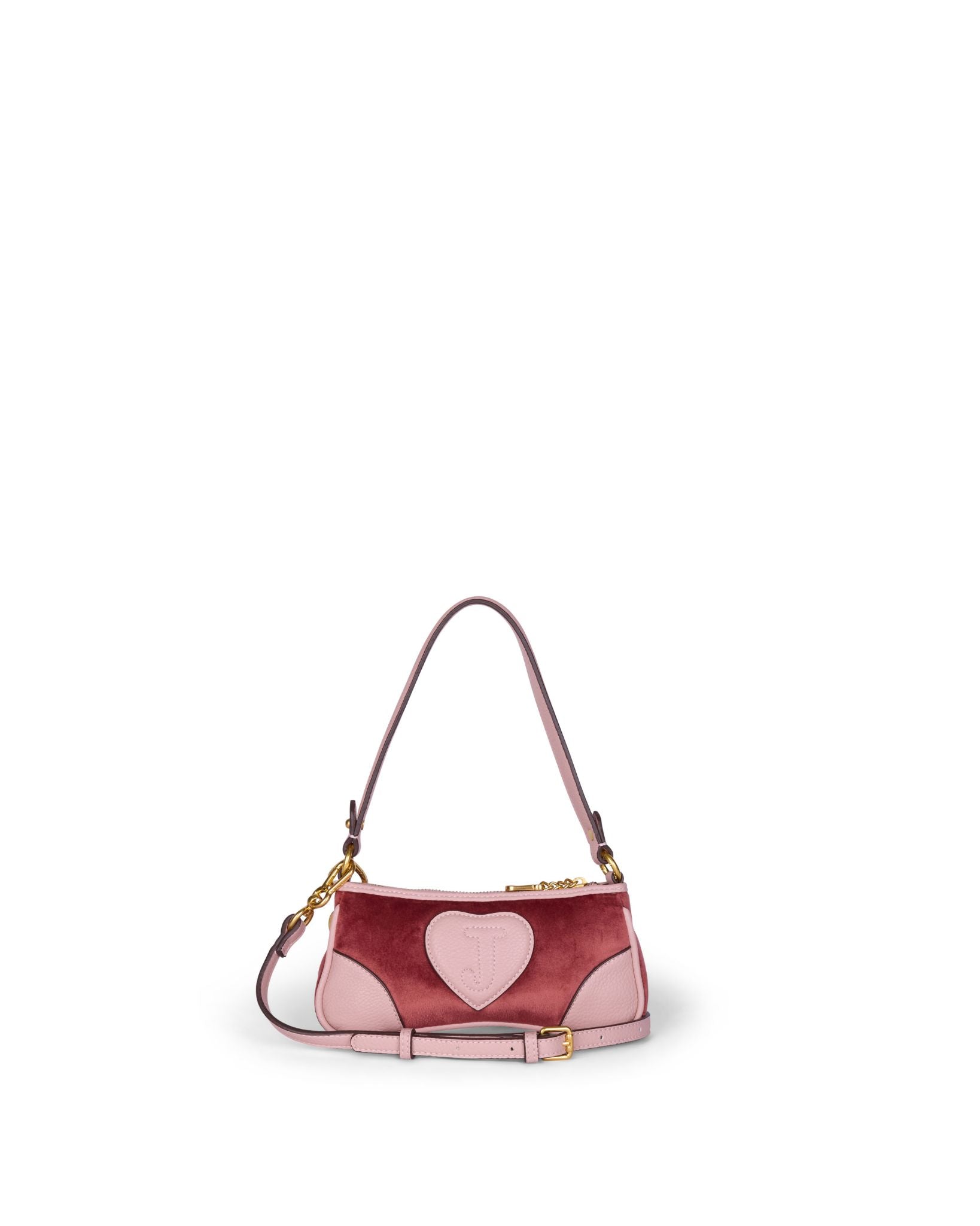 Daydreamer Crest Embroidered Shoulder Bag Dark Red - Juicy Couture Scandinavia