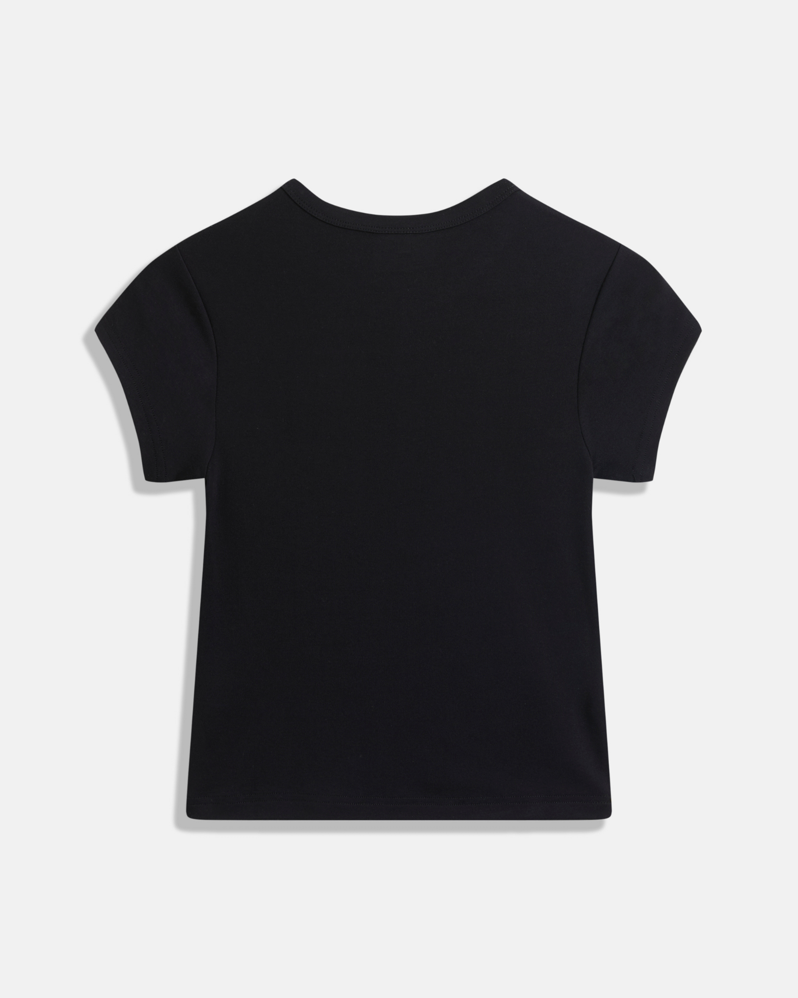 Baby Capped Sleeved T-Shirt Black