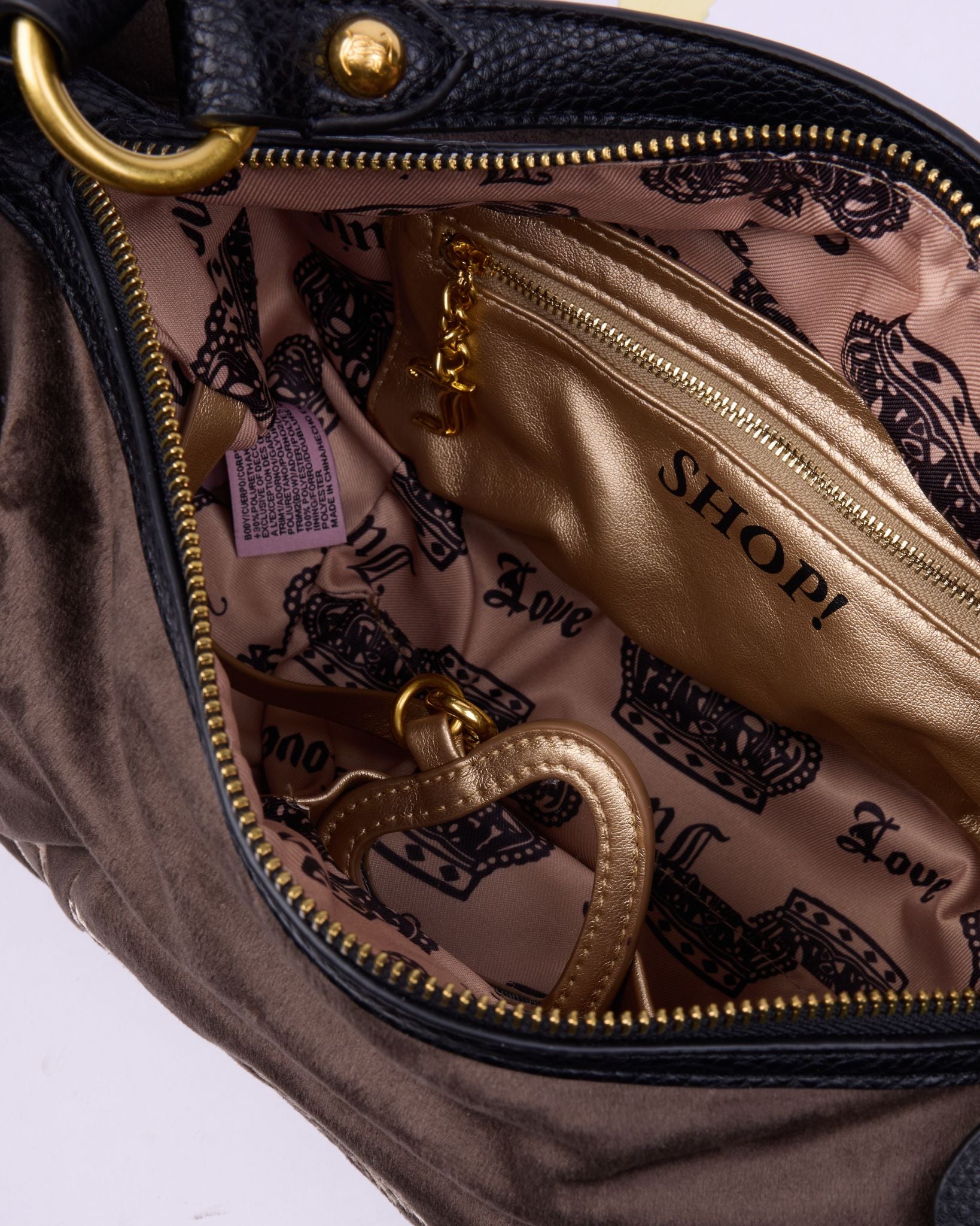 Daydreamer Medium Hobo Bag Chocolate - Juicy Couture Scandinavia