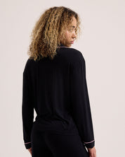 Long Sleeve Pyjama in Black - Juicy Couture Scandinavia