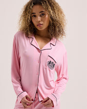 Long Sleeve Pyjama in Juicy Pink - Juicy Couture Scandinavia