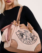 Daydreamer Large Double Handle Bag Dark Sand - Juicy Couture Scandinavia