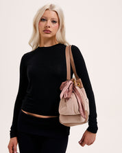 Daydreamer Large Double Handle Bag Dark Sand - Juicy Couture Scandinavia