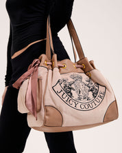Daydreamer Large Double Handle Bag Dark Sand - Juicy Couture Scandinavia