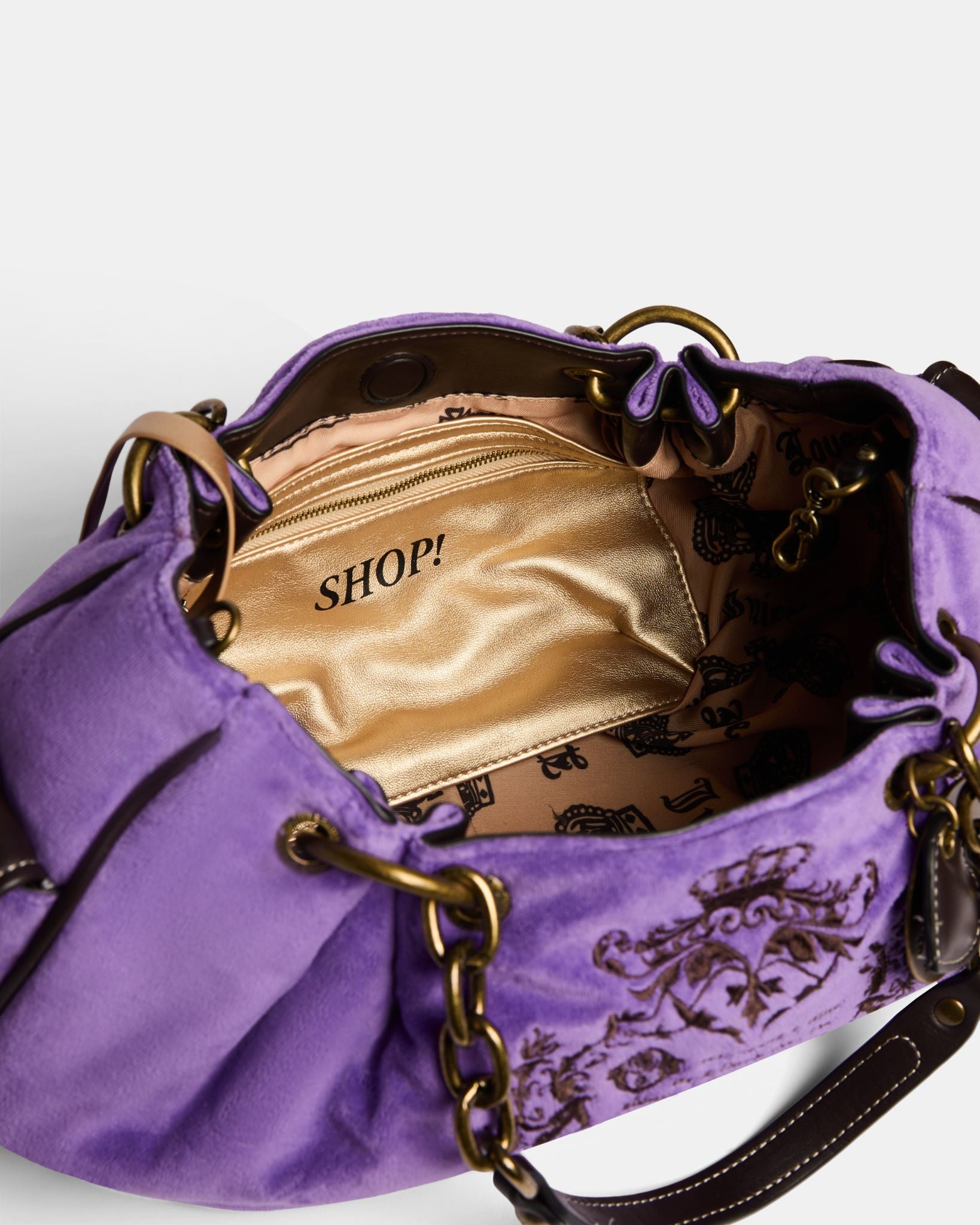 Daydreamer Doubble Handle Medium Bag in Ultra Violet - Juicy Couture Scandinavia